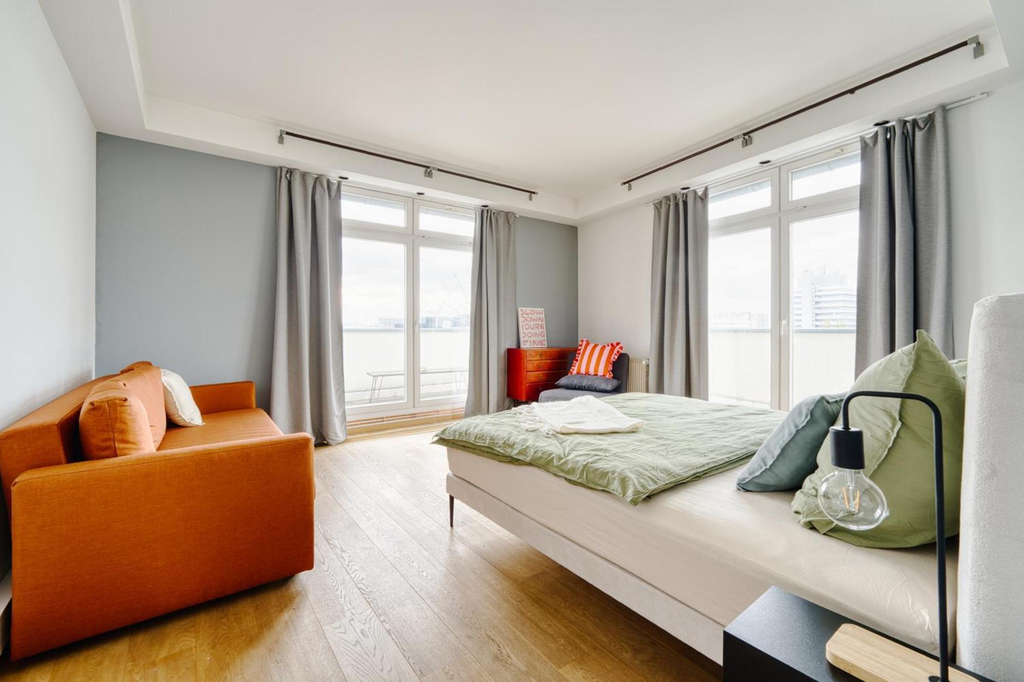 Urban Loft - 180 Skyline Balkon - 2 Sz - Hbf Berlijn
